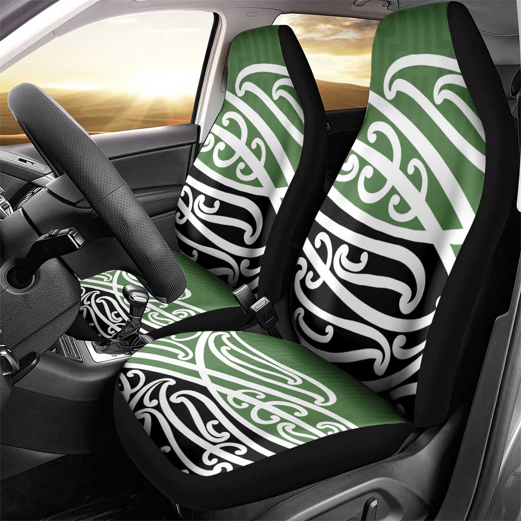 Green Fern New Zealand Kowhai Ngutukak Car Seat Cover - Aussie Hoodie