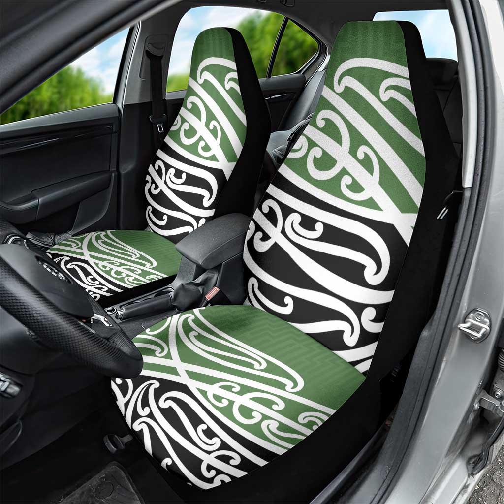 Green Fern New Zealand Kowhai Ngutukak Car Seat Cover - Aussie Hoodie