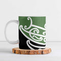 Green Fern New Zealand Kowhai Ngutukak Ceramic Mug - Aussie Hoodie