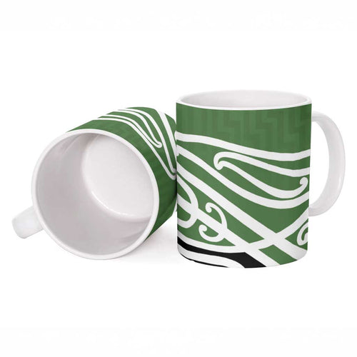 Green Fern New Zealand Kowhai Ngutukak Ceramic Mug - Aussie Hoodie