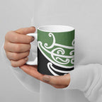 Green Fern New Zealand Kowhai Ngutukak Ceramic Mug - Aussie Hoodie