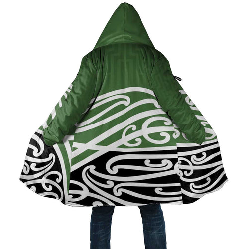 Green Fern New Zealand Kowhai Ngutukak Cloak - Aussie Hoodie