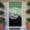 Green Fern New Zealand Kowhai Ngutukak Door Cover - Aussie Hoodie