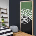 Green Fern New Zealand Kowhai Ngutukak Door Cover - Aussie Hoodie