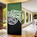 Green Fern New Zealand Kowhai Ngutukak Door Cover - Aussie Hoodie