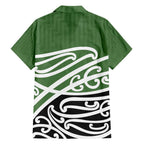 Green Fern New Zealand Kowhai Ngutukak Family Matching Tank Maxi Dress and Hawaiian Shirt - Aussie Hoodie