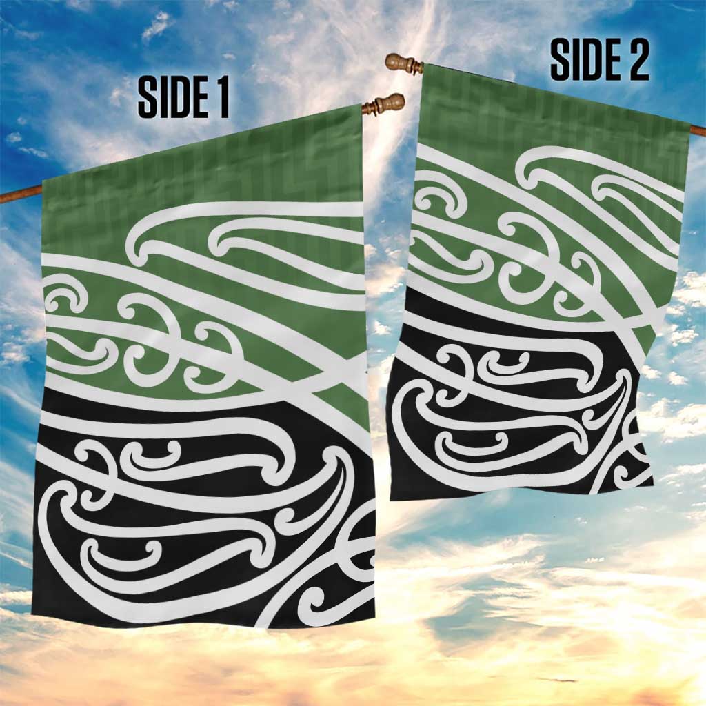 Green Fern New Zealand Kowhai Ngutukak Garden Flag - Aussie Hoodie
