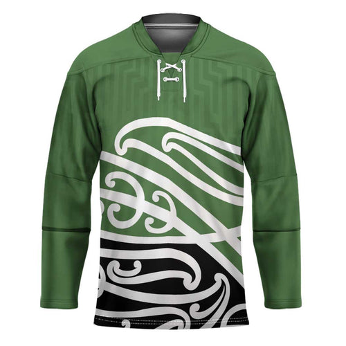 Green Fern New Zealand Kowhai Ngutukak Hockey Jersey - Aussie Hoodie