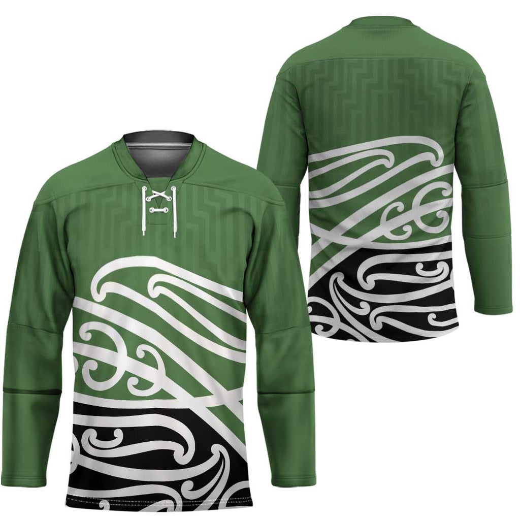 Green Fern New Zealand Kowhai Ngutukak Hockey Jersey - Aussie Hoodie