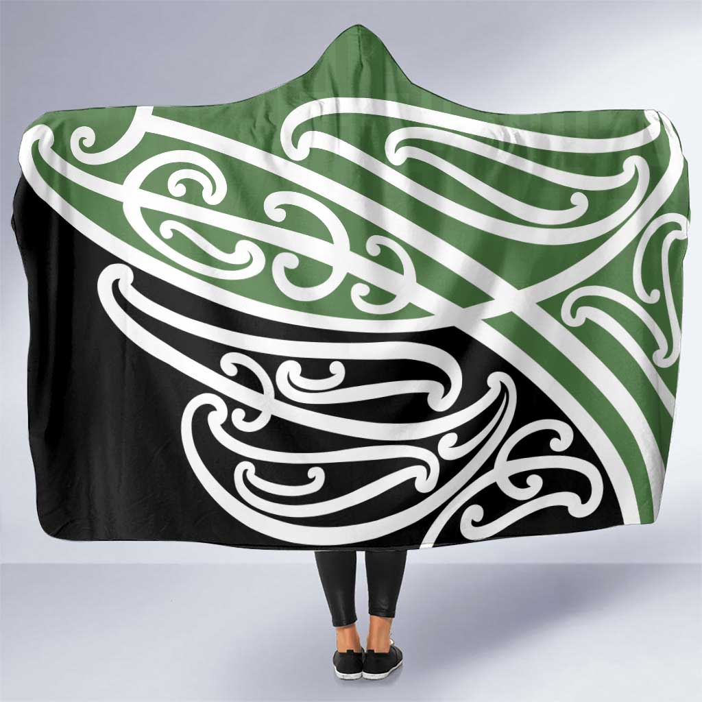 Green Fern New Zealand Kowhai Ngutukak Hooded Blanket - Aussie Hoodie