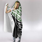 Green Fern New Zealand Kowhai Ngutukak Hooded Blanket - Aussie Hoodie