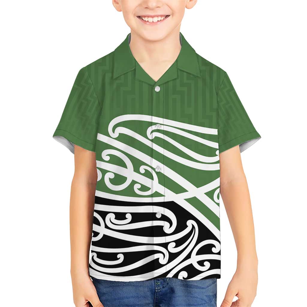 Green Fern New Zealand Kowhai Ngutukak Kid Hawaiian Shirt - Aussie Hoodie
