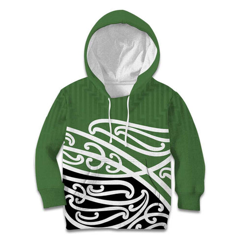 Green Fern New Zealand Kowhai Ngutukak Kid Hoodie - Aussie Hoodie