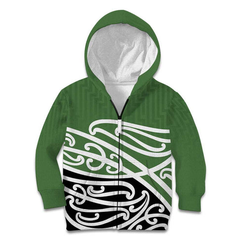 Green Fern New Zealand Kowhai Ngutukak Kid Hoodie - Aussie Hoodie