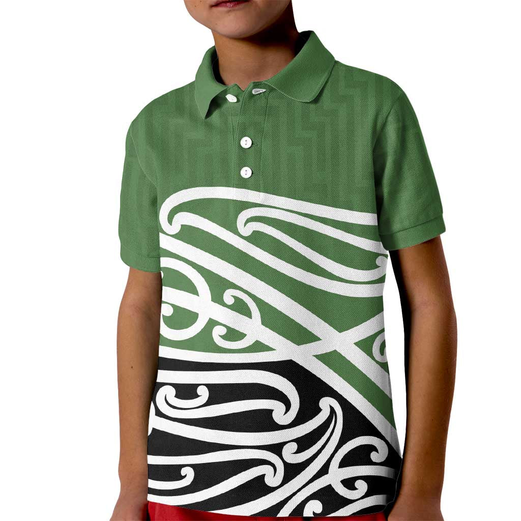 Green Fern New Zealand Kowhai Ngutukak Kid Polo Shirt - Aussie Hoodie