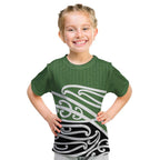 Green Fern New Zealand Kowhai Ngutukak Kid T Shirt - Aussie Hoodie