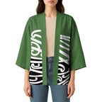 Green Fern New Zealand Kowhai Ngutukak Kimono - Aussie Hoodie