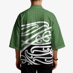 Green Fern New Zealand Kowhai Ngutukak Kimono - Aussie Hoodie