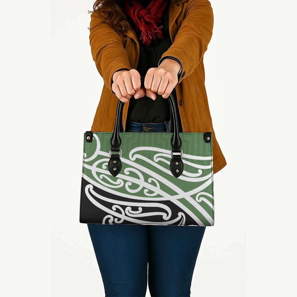 Green Fern New Zealand Kowhai Ngutukak Leather Bag - Aussie Hoodie