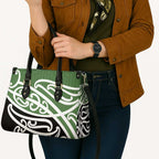 Green Fern New Zealand Kowhai Ngutukak Leather Bag - Aussie Hoodie