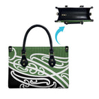 Green Fern New Zealand Kowhai Ngutukak Leather Bag - Aussie Hoodie