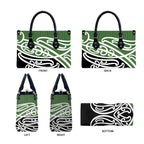 Green Fern New Zealand Kowhai Ngutukak Leather Bag - Aussie Hoodie