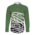 Green Fern New Zealand Kowhai Ngutukak Long Sleeve Button Shirt - Aussie Hoodie