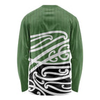 Green Fern New Zealand Kowhai Ngutukak Long Sleeve Shirt - Aussie Hoodie