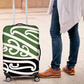 Green Fern New Zealand Kowhai Ngutukak Luggage Cover - Aussie Hoodie
