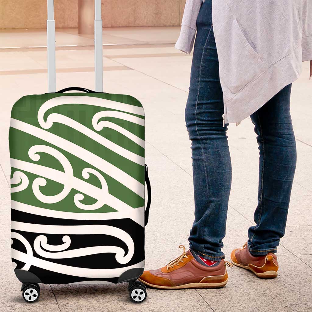 Green Fern New Zealand Kowhai Ngutukak Luggage Cover - Aussie Hoodie