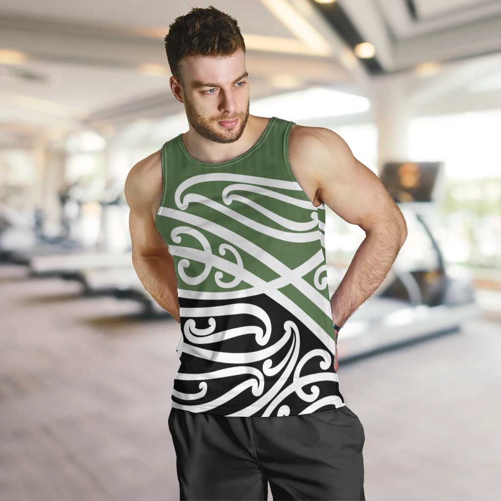 Green Fern New Zealand Kowhai Ngutukak Men Tank Top - Aussie Hoodie