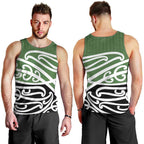 Green Fern New Zealand Kowhai Ngutukak Men Tank Top - Aussie Hoodie
