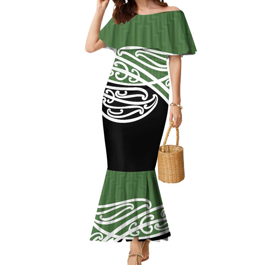 Green Fern New Zealand Kowhai Ngutukak Mermaid Dress - Aussie Hoodie