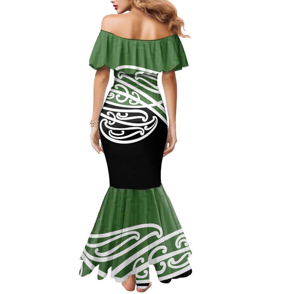 Green Fern New Zealand Kowhai Ngutukak Mermaid Dress - Aussie Hoodie
