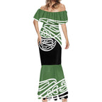 Green Fern New Zealand Kowhai Ngutukak Mermaid Dress - Aussie Hoodie