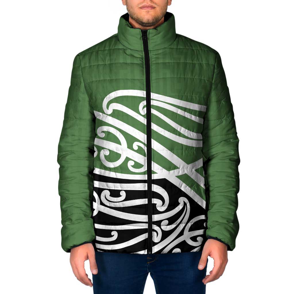Green Fern New Zealand Kowhai Ngutukak Padded Jacket - Aussie Hoodie