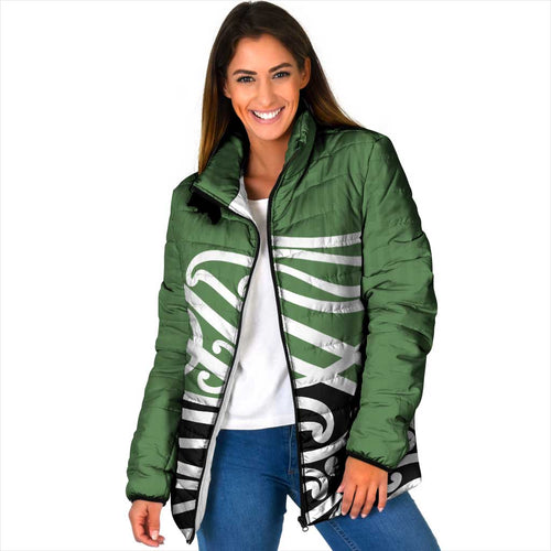 Green Fern New Zealand Kowhai Ngutukak Padded Jacket - Aussie Hoodie