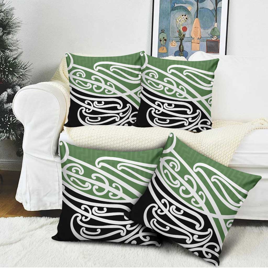 Green Fern New Zealand Kowhai Ngutukak Pillow Cover - Aussie Hoodie