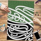 Green Fern New Zealand Kowhai Ngutukak Puzzle - Aussie Hoodie