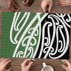 Green Fern New Zealand Kowhai Ngutukak Puzzle - Aussie Hoodie