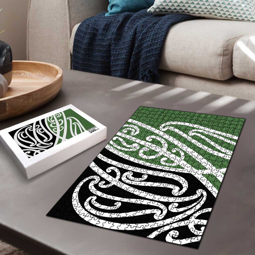 Green Fern New Zealand Kowhai Ngutukak Puzzle - Aussie Hoodie