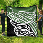 Green Fern New Zealand Kowhai Ngutukak Quilt - Aussie Hoodie