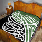 Green Fern New Zealand Kowhai Ngutukak Quilt - Aussie Hoodie