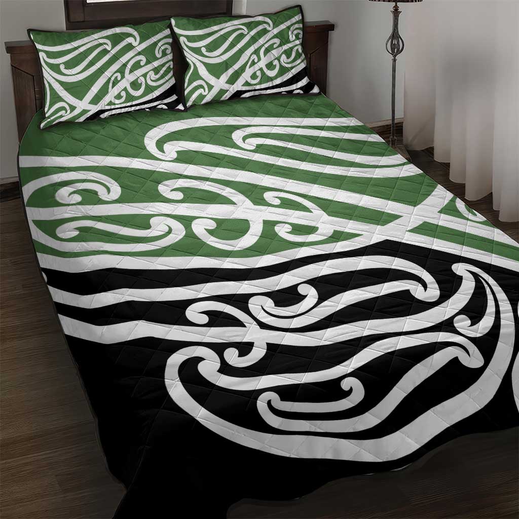 Green Fern New Zealand Kowhai Ngutukak Quilt Bed Set - Aussie Hoodie