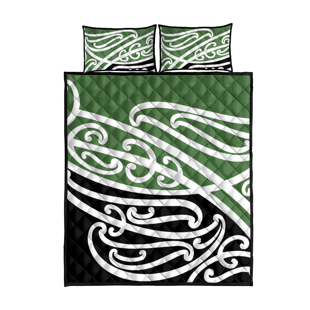 Green Fern New Zealand Kowhai Ngutukak Quilt Bed Set - Aussie Hoodie