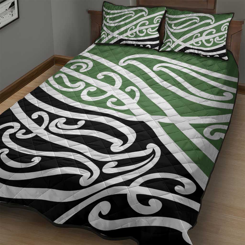 Green Fern New Zealand Kowhai Ngutukak Quilt Bed Set - Aussie Hoodie