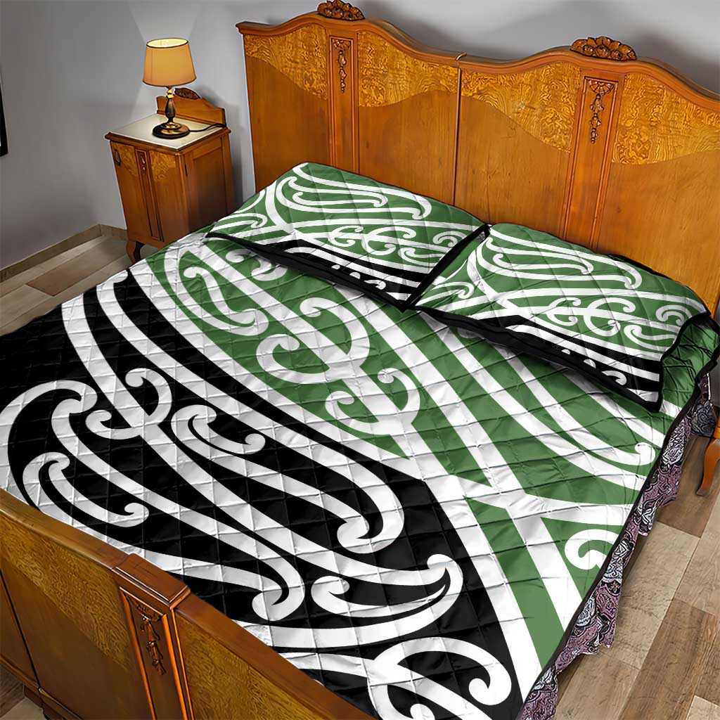 Green Fern New Zealand Kowhai Ngutukak Quilt Bed Set - Aussie Hoodie