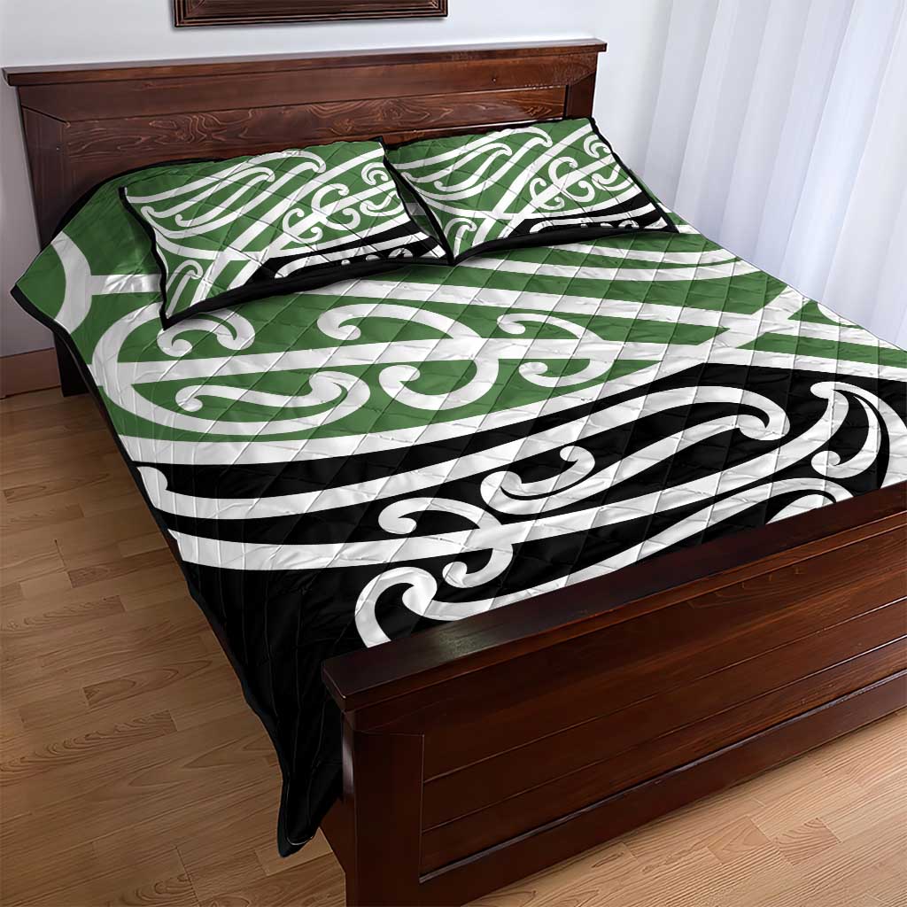 Green Fern New Zealand Kowhai Ngutukak Quilt Bed Set - Aussie Hoodie