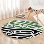 Green Fern New Zealand Kowhai Ngutukak Round Carpet - Aussie Hoodie