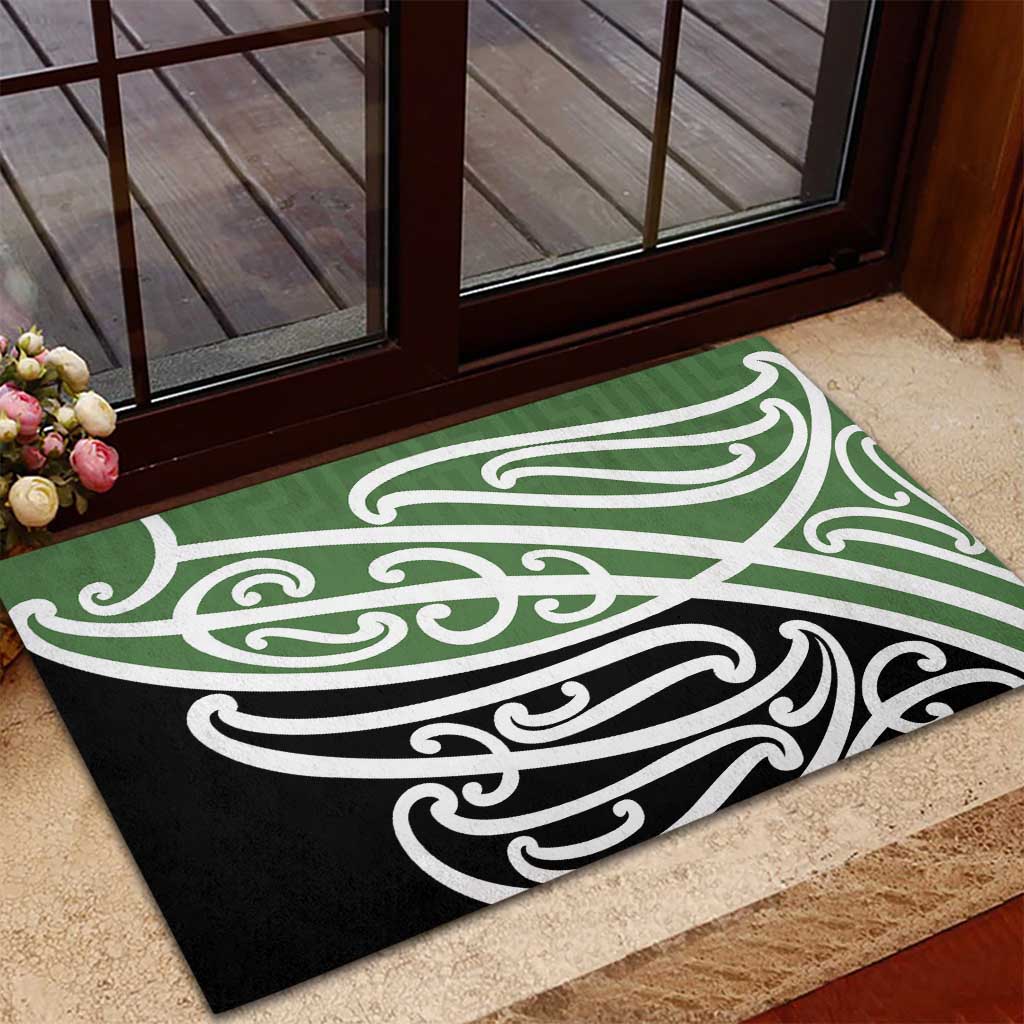 Green Fern New Zealand Kowhai Ngutukak Rubber Doormat - Aussie Hoodie